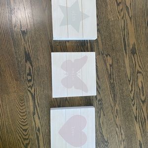 Nursery/kids room decorative wall plaques